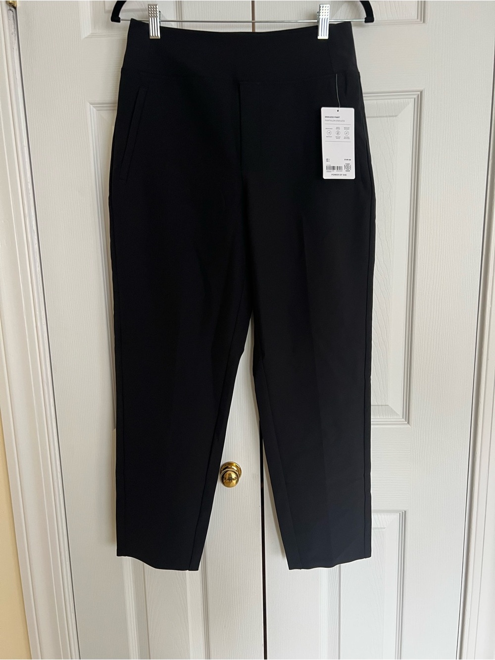 Athleta Black Cropped Ponte Ankle Pants